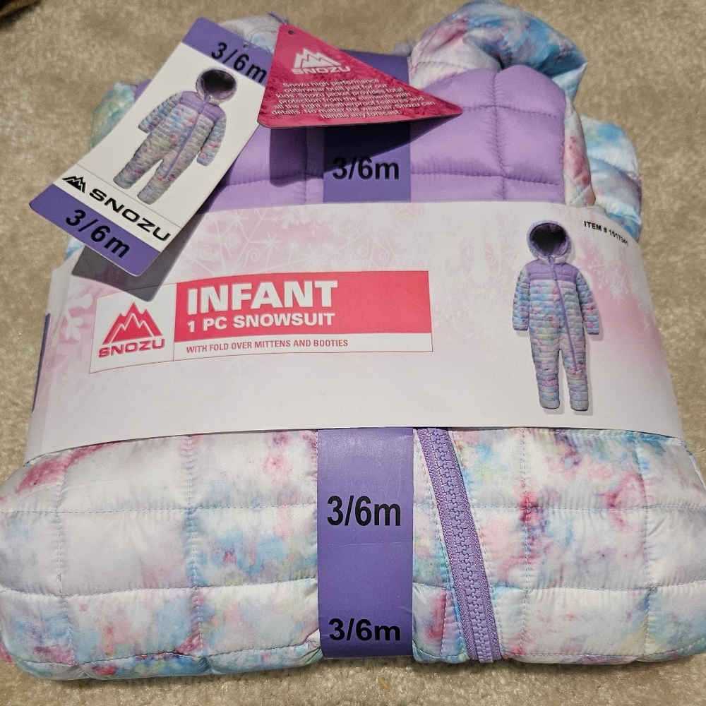 3/6 month new SNOZU snowsuit